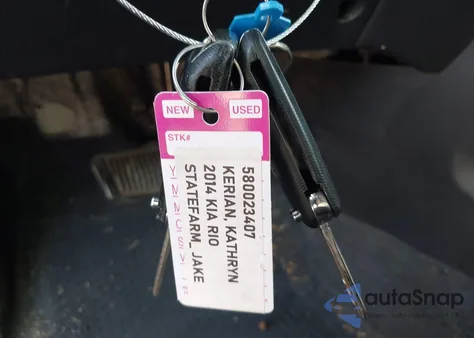 2014 Kia Rio Ex from USA, damaged, VIN KNADN5A39E6320251